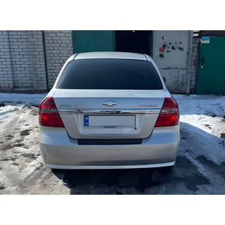 Protection de pare-chocs arrière avec rebord Plastique Chevrolet Aveo T250 2005-2011 photo 1