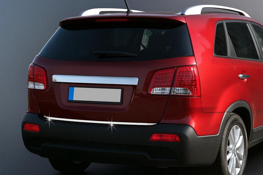 Kia Sorento II XM 2009-2014 Baguette de coffre inox (2009-2013) Carmos - Acier Inoxydable Turc Image