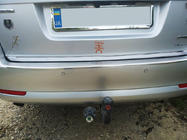 Skoda Octavia II A5 2010-2013 Baguette de coffre inox photo 2