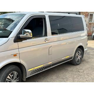 Baguettes inférieures de vitres (6 pièces, inox) Volkswagen T6 2015-2024 photo 1