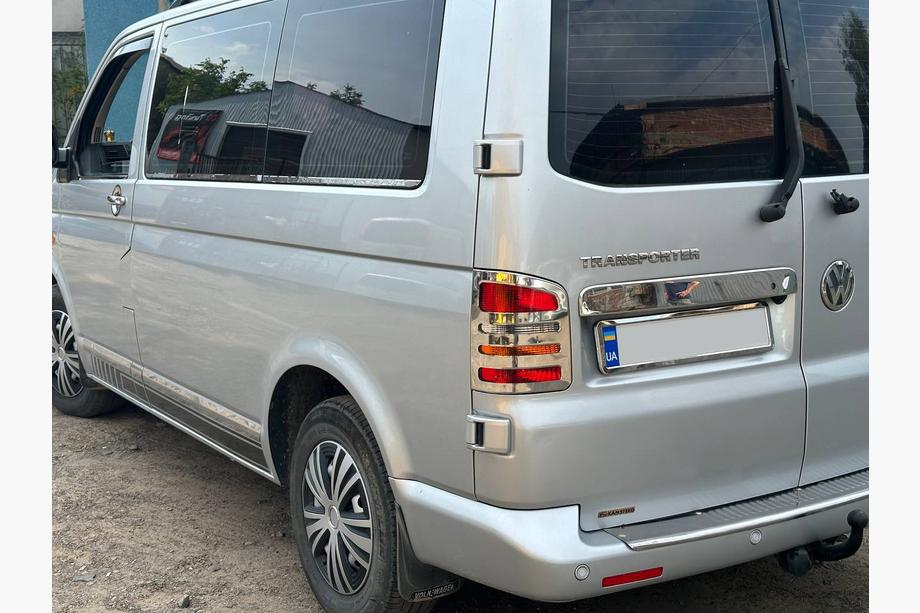 Volkswagen T6 2015-2024 Baguettes inférieures de vitres (6 pièces, inox) Empattement Long Photo 3