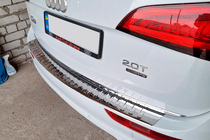 Audi Q5 2008-2017 Protection de Pare-chocs Arrière Carmos Inox photo 5