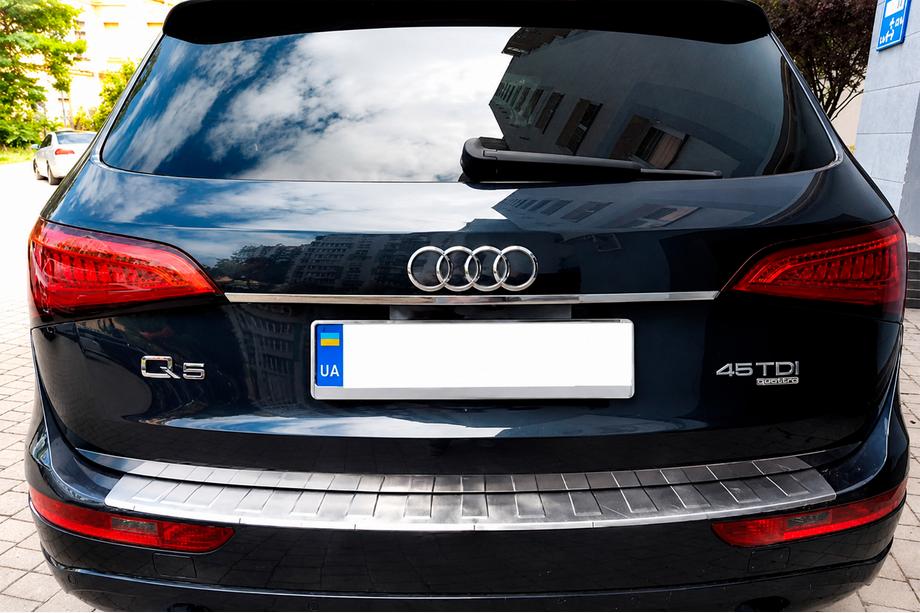 Audi Q5 2008-2017 Protection de Pare-chocs Arrière Carmos Inox Image