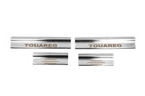 Volkswagen Touareg 2002–2010 Seuils de porte intérieurs inox Carmos (4 pcs) photo 2