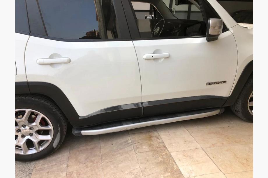 Jeep Renegade 2014- Moulures de Porte Chrome Noir (4 pcs, Inox) Image