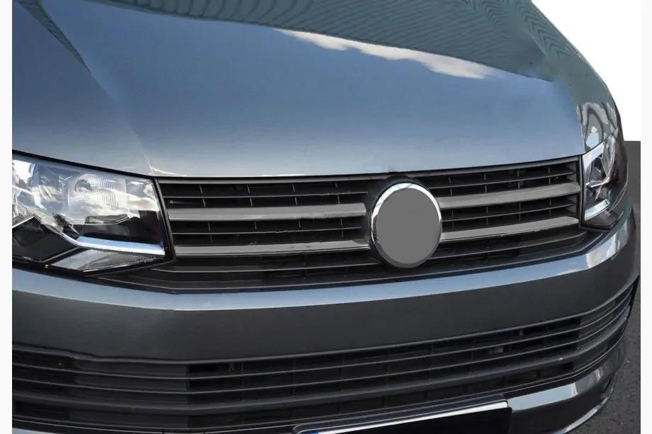 Volkswagen T6 2015-2024 Couvre-Calandre Chrome Noir 2015-2019 (4 pcs, inox) Image