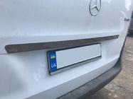 Mercedes Vito/V-class W447 2014- Baguette de coffre au-dessus de la plaque BlackChrome (inox) photo 4