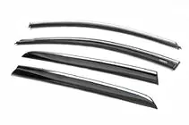 Volkswagen Golf 7/E-Golf 2012-2020 Déflecteurs de Vitres avec Moulure Chromée HB (4 pcs, Niken) photo 6