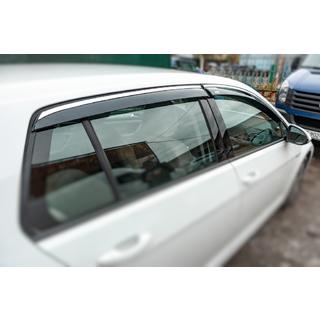 Déflecteurs de Vitres avec Moulure Chromée HB (4 pcs, Niken) photo 2