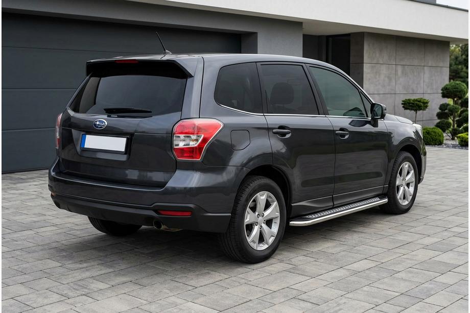 Subaru Forester 2013-2018 Marchepieds Latéraux Maydos V2 (2 pcs, Aluminium & Inox) Image
