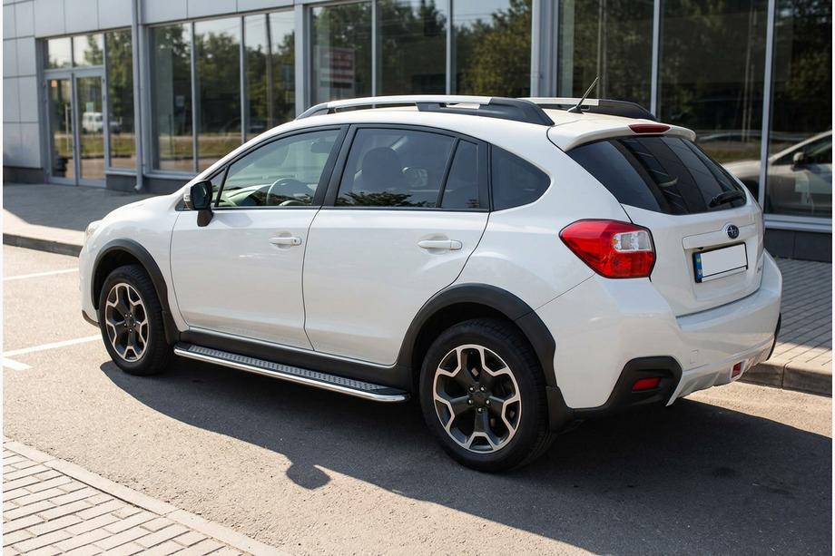 Subaru XV 2011-2017 Marchepieds Latéraux Maydos V2 (2 pcs, Aluminium & Inox) Image