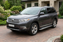 Toyota Highlander 2008-2013 Marchepieds Latéraux Maydos V2 (2 pcs, Aluminium & Inox) photo 1