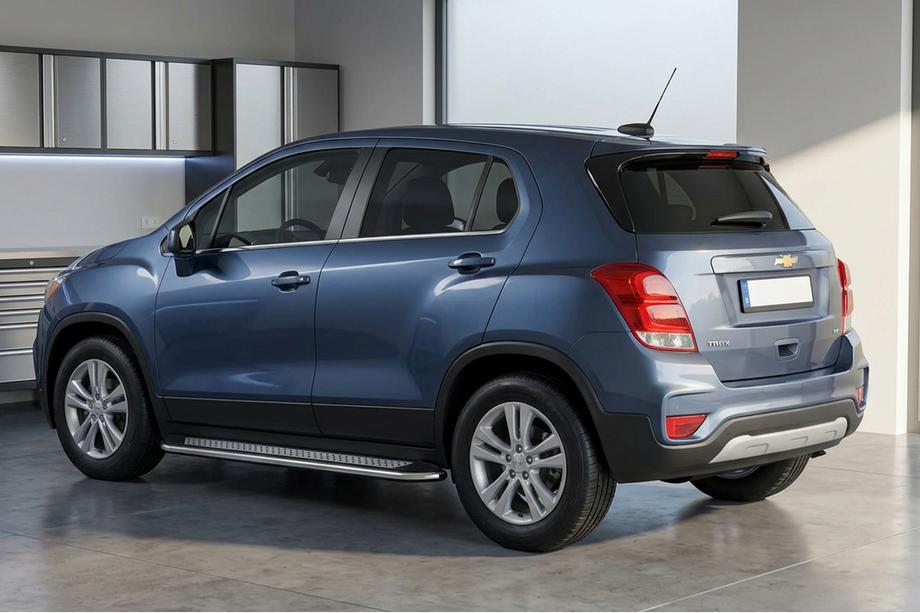 Chevrolet Trax 2012-2023 Marchepieds Latéraux Maydos V2 (2 pcs, Aluminium & Inox) Image