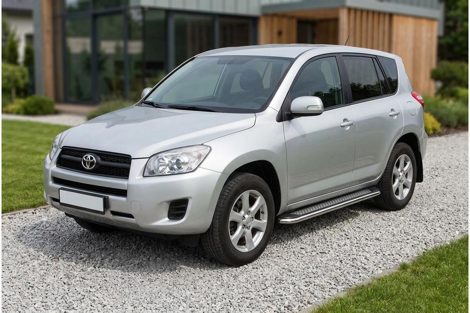 Toyota Rav 4 2006-2013 Marchepieds Latéraux Maydos V2 (2 pcs, Aluminium & Inox) Photo 1