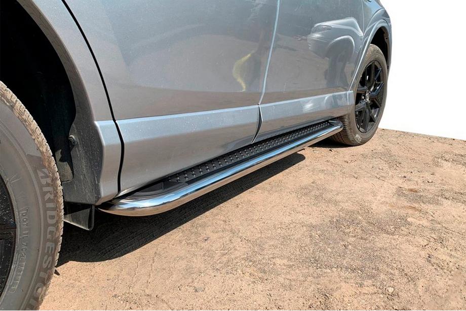 Toyota Rav 4 2013-2018 Marchepieds Latéraux Maydos V2 (2 pcs, Aluminium & Inox) Image