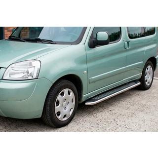 Marchepieds Latéraux Maydos V2 (2 pcs, Aluminium & Inox) Peugeot Partner 1996-2008 photo 1