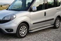 Opel Combo 2012-2018 Marchepieds Latéraux Maydos V2 (2 pcs, Aluminium & Inox) Base Maxi photo 1