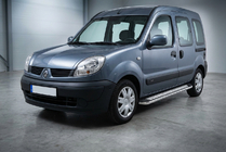 Renault Kangoo 1998-2008 Marchepieds Latéraux Maydos V2 (2 pcs, Aluminium & Inox) photo 1