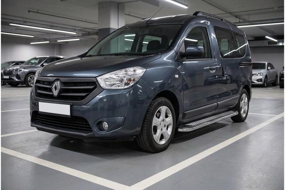 Dacia Dokker 2013-2022 Marchepieds Latéraux Maydos V2 (2 pcs, Aluminium & Inox) Image