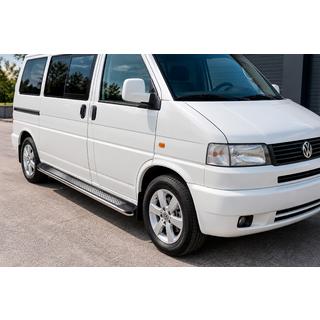 Marchepieds Latéraux Maydos V2 (2 pcs, Aluminium & Inox) Volkswagen T4 Transporter 1990-2003 photo 1