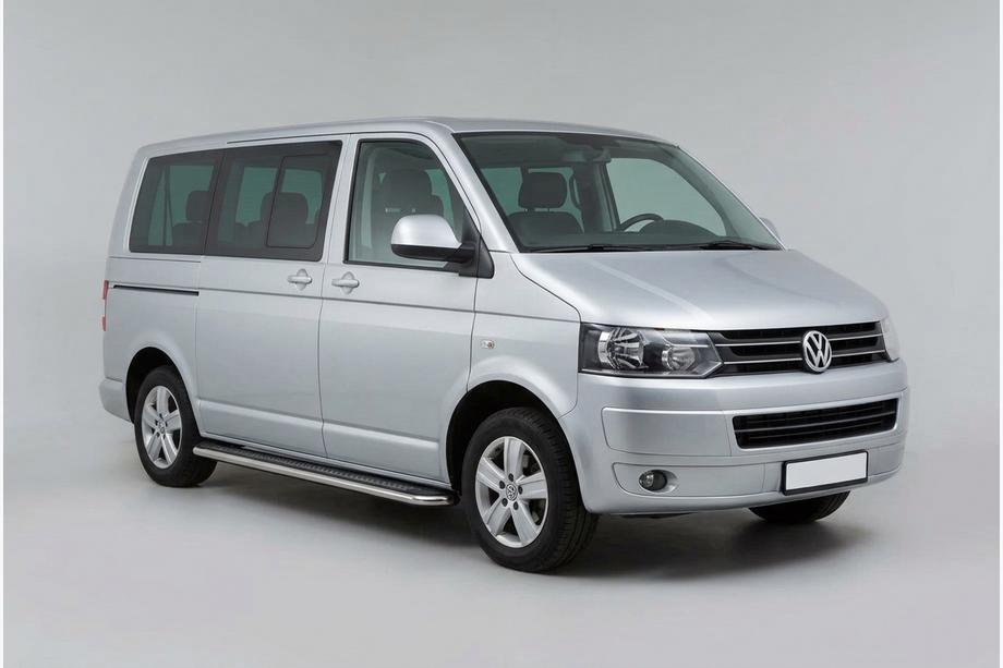 Volkswagen T5 2010-2015 Marchepieds Latéraux Maydos V2 (2 pcs, Aluminium & Inox) Photo 1