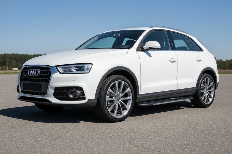 Audi Q3 2011-2019 Marchepieds Latéraux Bosphore Grey (2 pcs, Aluminium) Image