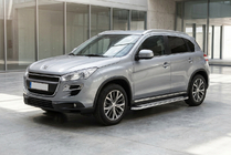 Peugeot 4008 2012-2017 Marchepieds Latéraux Maydos V2 (2 pcs, Aluminium & Inox) photo 1