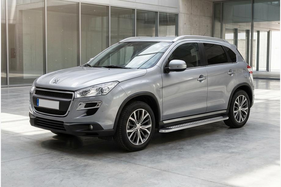 Peugeot 4008 2012-2017 Marchepieds Latéraux Maydos V2 (2 pcs, Aluminium & Inox) Image