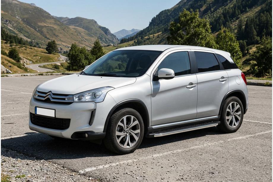 Citroen C-4 Aircross 2012-2017 Marchepieds Latéraux BlackLine (2 pcs, Aluminium) Image