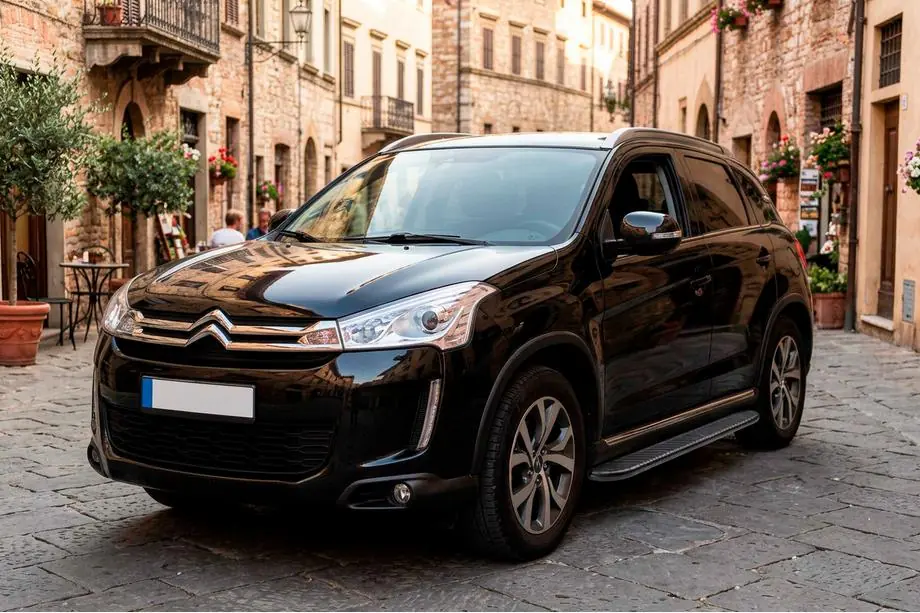 Citroen C-4 Aircross 2012-2017 Marchepieds Latéraux Bosphorus Black (2 pcs, Aluminium) Image