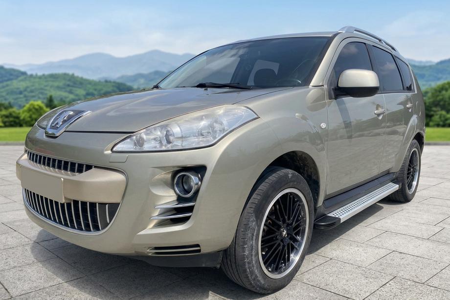 Peugeot 4007 2007-2013 Marchepieds Latéraux Maya V2 (2 pcs, Aluminium) Image