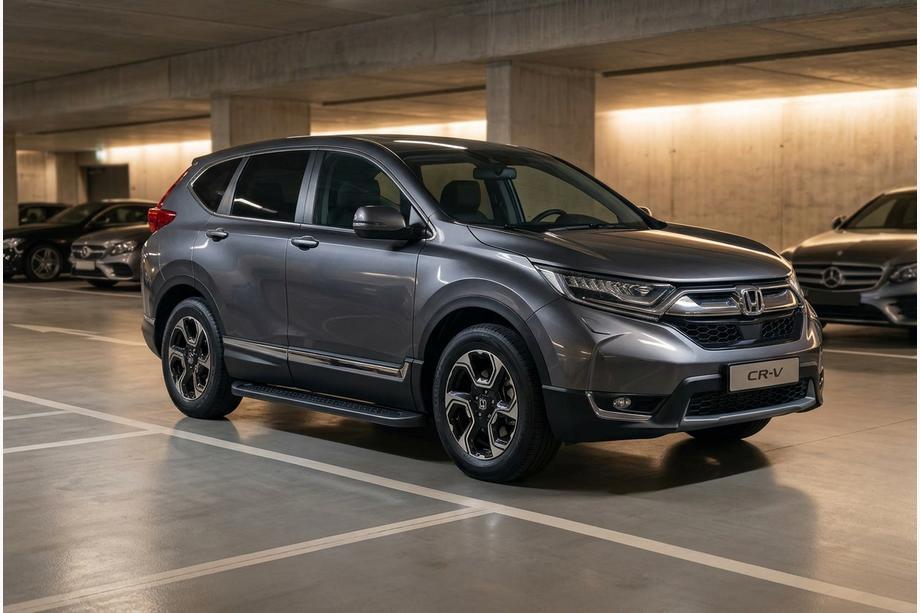 Honda CRV 2017-2022 Marchepieds Latéraux Allmond Black (2 pcs, Aluminium) Image