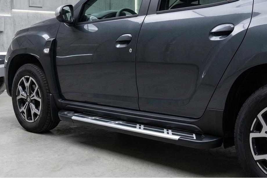 Dacia Duster 2018-2024 Marchepieds Latéraux Sunrise (2 pcs, Aluminium) Image