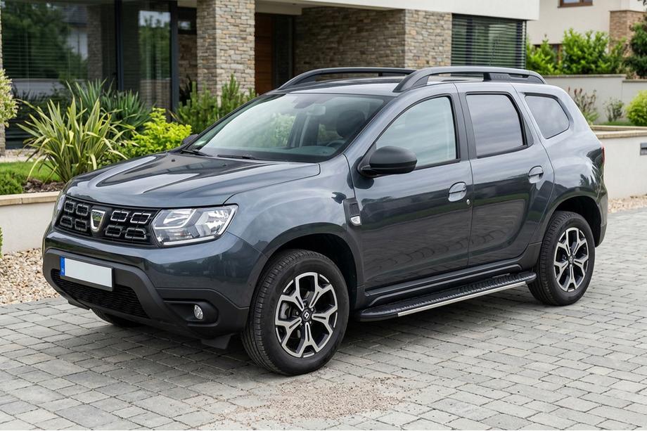 Dacia Duster 2018-2024 Marchepieds Latéraux Bosphore Grey (2 pcs, Aluminium) Image
