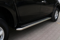 Fiat Fullback 2016- Marchepieds Latéraux Maydos V2 (2 pcs, Aluminium & Inox) photo 3