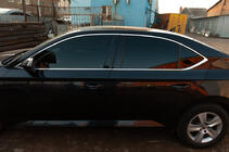 Skoda Superb 2015-2024 Contour complet de vitres en acier inoxydable photo 2