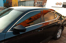 Skoda Superb 2015-2024 Contour complet de vitres en acier inoxydable photo 3