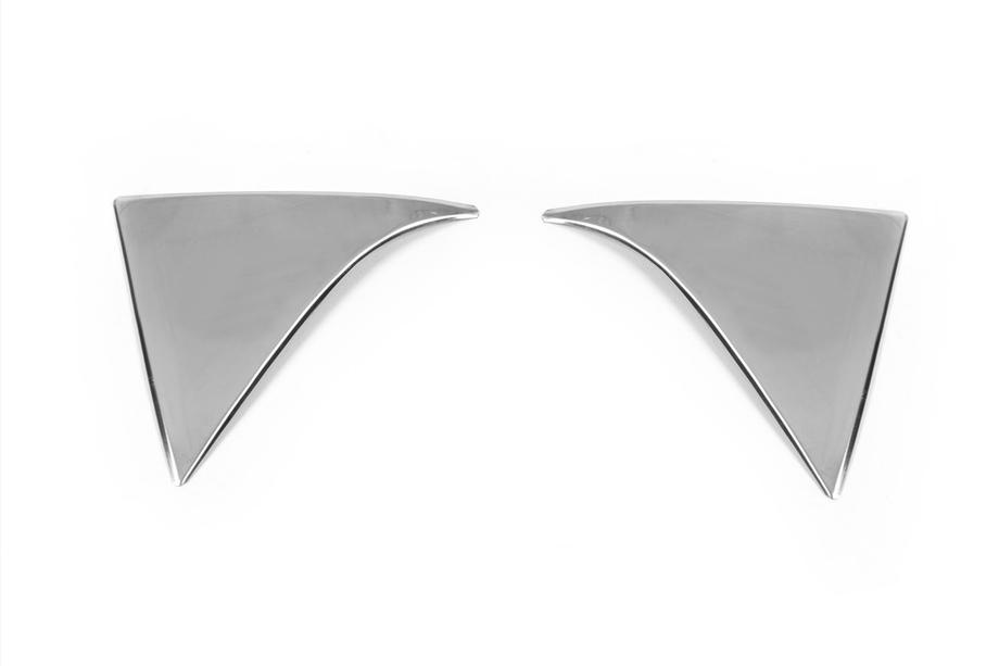 Kia Sportage 2015-2021 Cache triangulaire pour porte arrière (inox) Photo 2