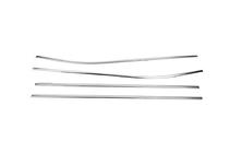 Toyota Corolla 2013-2019 Enjoliveurs inférieurs de porte chromés (4 pcs, inox) photo 3