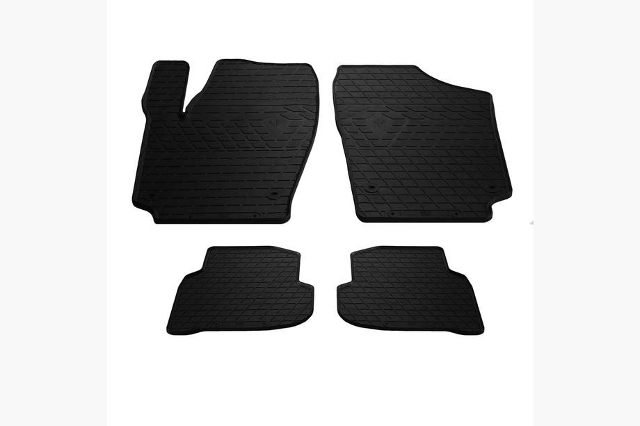 Volkswagen Polo 2010-2017 Tapis en caoutchouc Sedan (4 pcs, Stingray Premium) Image