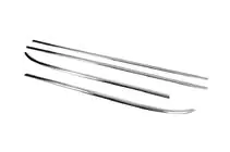 Peugeot 308 2007-2013 Moulures de Vitres (4 pcs, Inox) photo 3