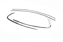 Peugeot 508 2010-2018 Encadrement Supérieur de Vitres Inox (Sedan) photo 3