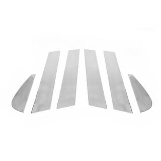 Couvre-montants en acier inoxydable Peugeot 508 2010-2018 photo 2