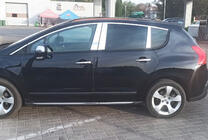 Peugeot 3008 2008-2016 Couvre-montants en acier inoxydable photo 2