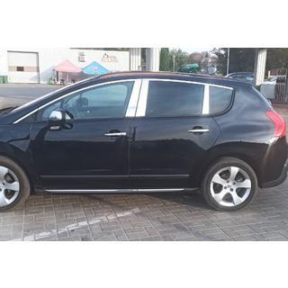 Couvre-montants en acier inoxydable Peugeot 3008 2008-2016 photo 2