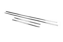 Mercedes E-class W213 2016-2023 Moulures de porte chromées Type-1 (4 pcs, inox) photo 3