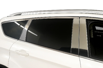 Ford Kuga 2008-2013 Enjoliveurs de Montants de Portes en Acier Inoxydable photo 1