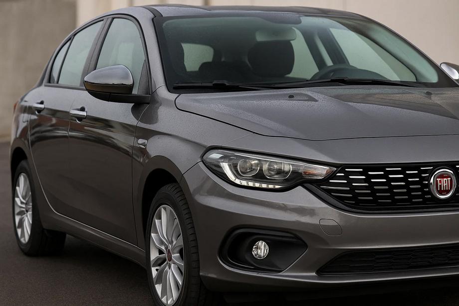 Fiat Tipo 2016- Coques de Rétroviseurs Chrome Noir (2 pcs, plastique) Image