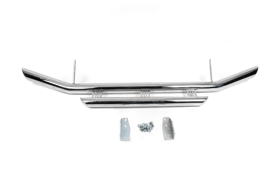 Toyota Land Cruiser 200 2007-2021 Barre Avant ST014 (2007-2015 Inox) 70mm x 48mm Photo 2