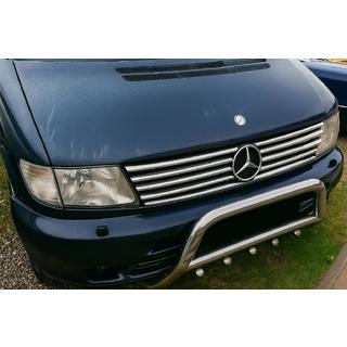 Caches de Calandre Chromés (V-class, Acier Inoxydable) Mercedes Vito W638 1996-2003 photo 1